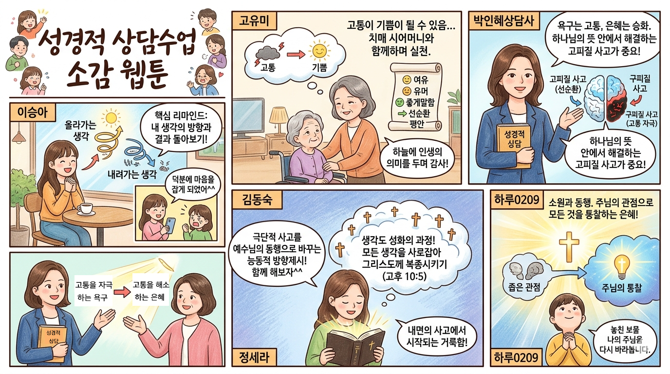 2026년 1학기 고통 심화 5/21 강의 소감